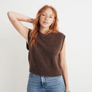 Madewell sweater vest perfect for fall - super soft